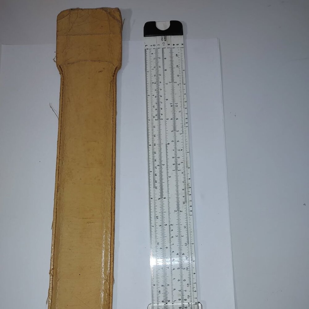 Dietzgen Model 1767 Slide Rule With Case